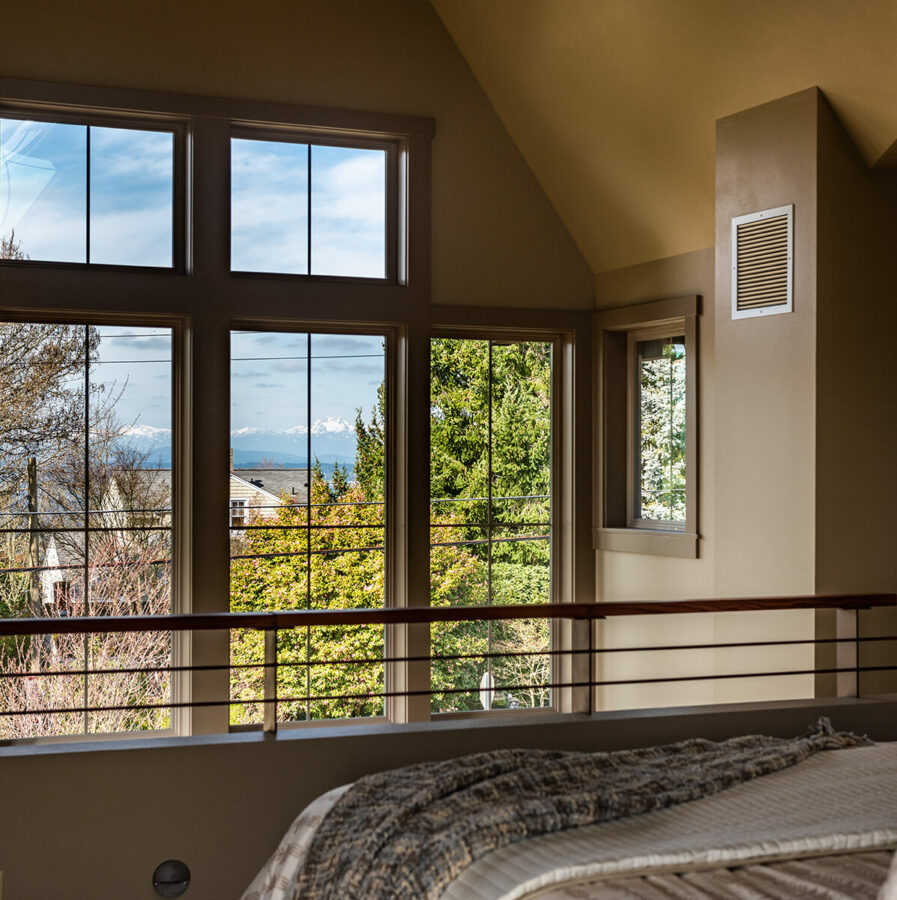 West Seattle Custom master Bedroom View