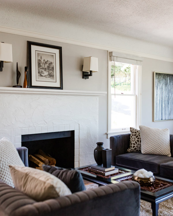 Heritage Madrona View BungalowLiving Room Fireplace