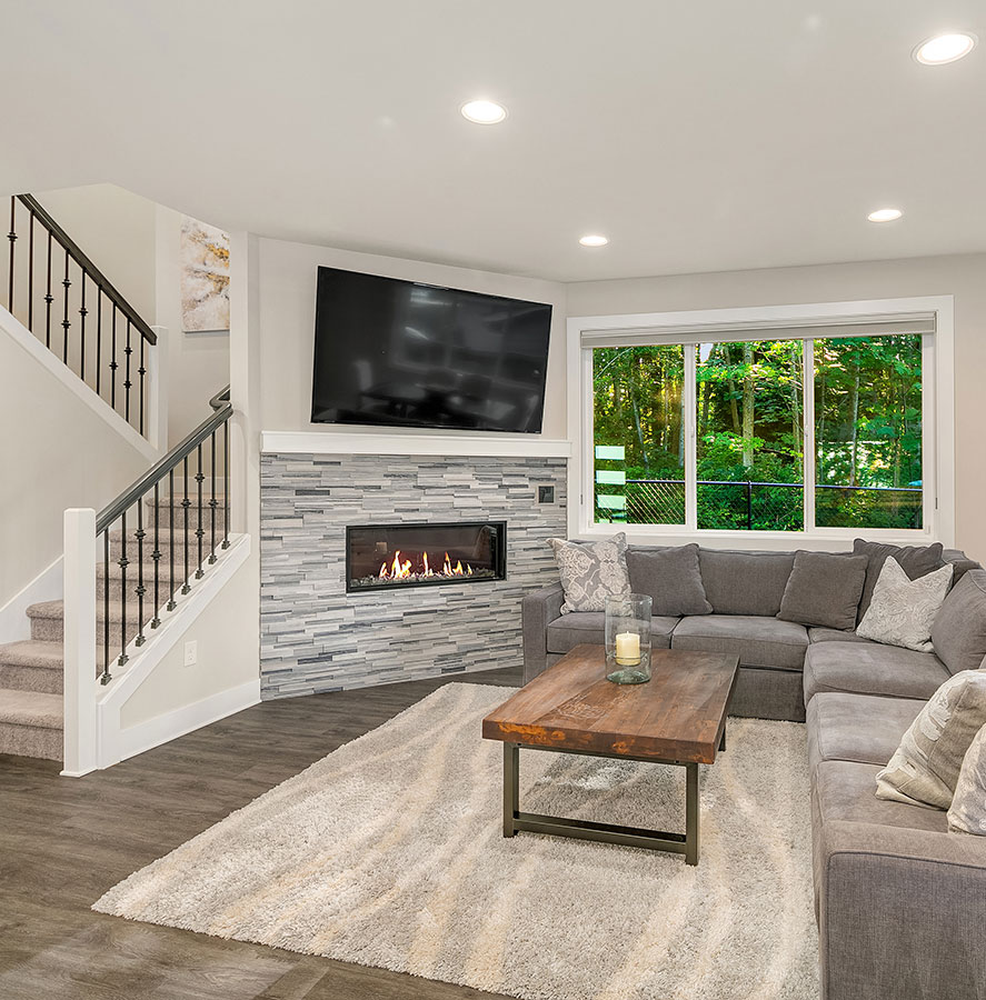 Lynnwood Contemporary Living Room